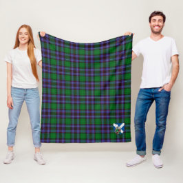 Cobertor De Velo Xadrez Escocês Tartan Scotts Hunter de Peeblesshir