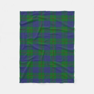 Cobertor De Velo Xadrez Escocesa Clan Barclay Tartan