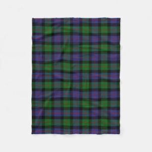 Cobertor De Velo Xadrez Escocesa Clan Blair Tartan