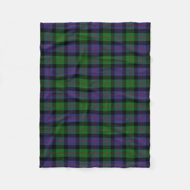 Cobertor De Velo Xadrez Escocesa Clan Blair Tartan (Frente)