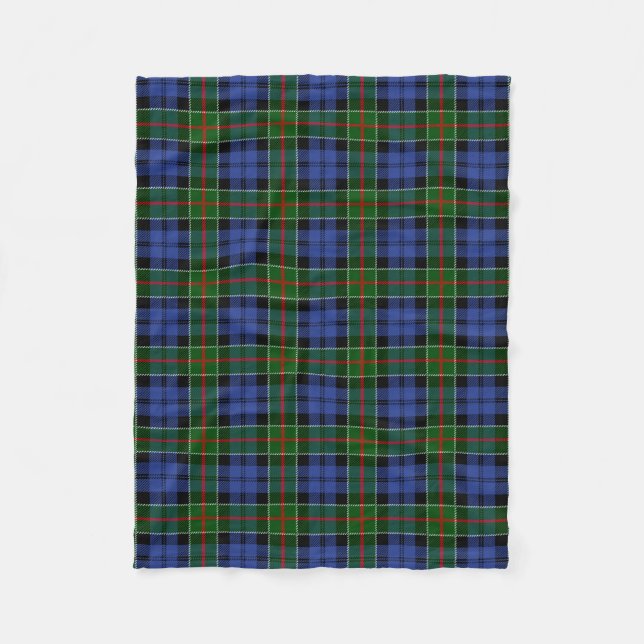 Cobertor De Velo Xadrez Escocesa Clan Colquhoun Tartan (Frente)