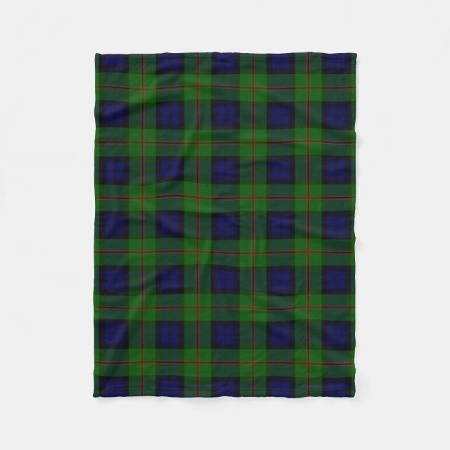 Cobertor De Velo Xadrez Escocesa Clan Dundas Tartan (Frente)
