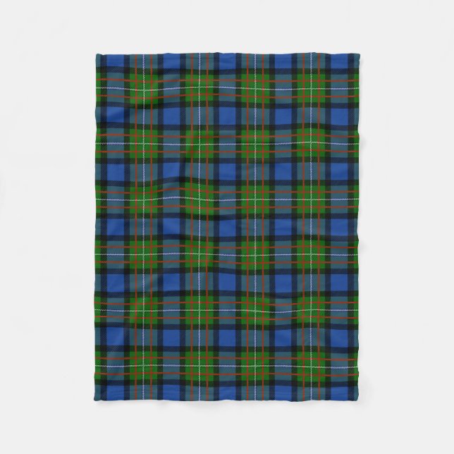 Cobertor De Velo Xadrez Escocesa Clan Fergusson Tartan (Frente)