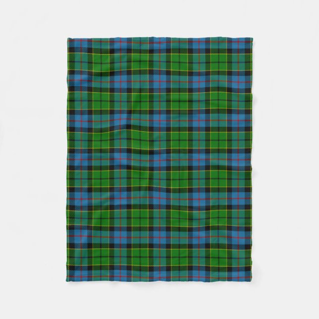 Cobertor De Velo Xadrez Escocesa Clan Forsyth Tartan (Frente)
