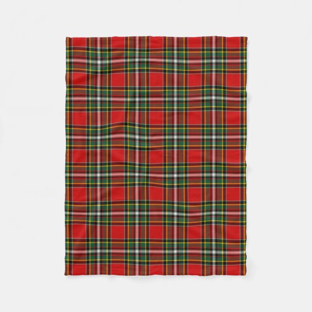 Cobertor De Velo Xadrez Escocesa Clan Gillespie Tartan (Frente)