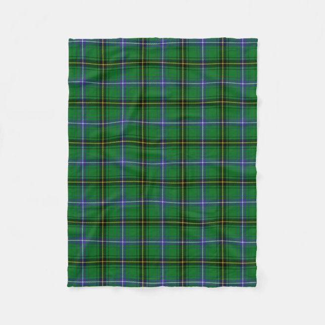 Cobertor De Velo Xadrez Escocesa Clan Henderson Tartan (Frente)