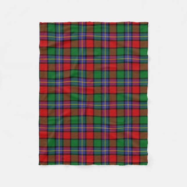 Cobertor De Velo Xadrez Escocesa Clan Kilgore Tartan (Frente)