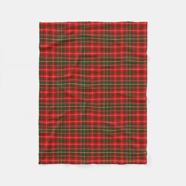 Cobertor De Velo Xadrez Escocesa Clan MacDougall Tartan (Frente)
