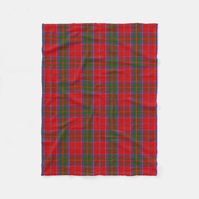 Cobertor De Velo Xadrez Escocesa Clan MacGillivray Tartan (Frente)