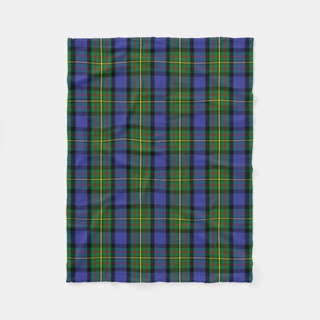 Cobertor De Velo Xadrez Escocesa Clan MacLaren Tartan (Frente)