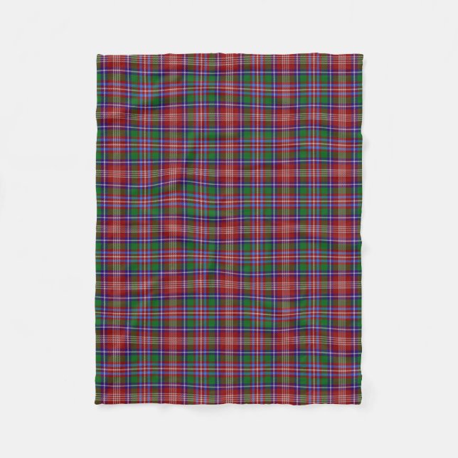 Cobertor De Velo Xadrez Escocesa Clan Ritchie Tartan (Frente)