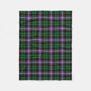 Cobertor De Velo Xadrez Escocesa Clan Russell Tartan