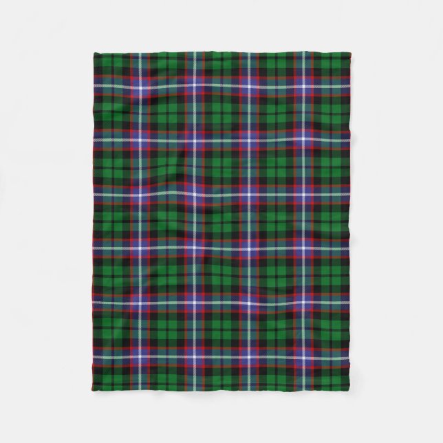 Cobertor De Velo Xadrez Escocesa Clan Russell Tartan (Frente)