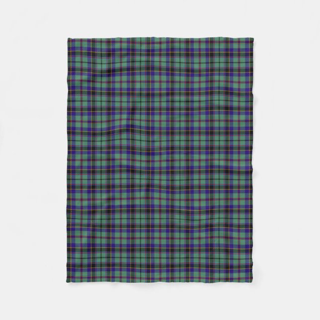 Cobertor De Velo Xadrez Escocesa Clan Stevenson Tartan (Frente)