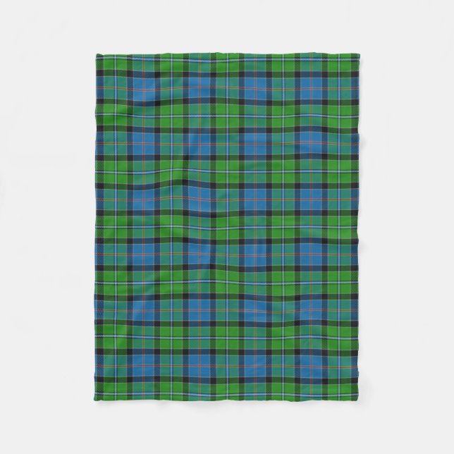 Cobertor De Velo Xadrez Escocesa Clan Stirling Tartan (Frente)