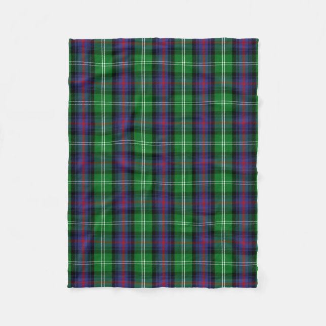 Cobertor De Velo Xadrez Escocesa Clan Sutherland Tartan (Frente)