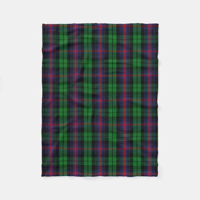 Cobertor De Velo Xadrez Escocesa Clan Urquhart Tartan (Frente)