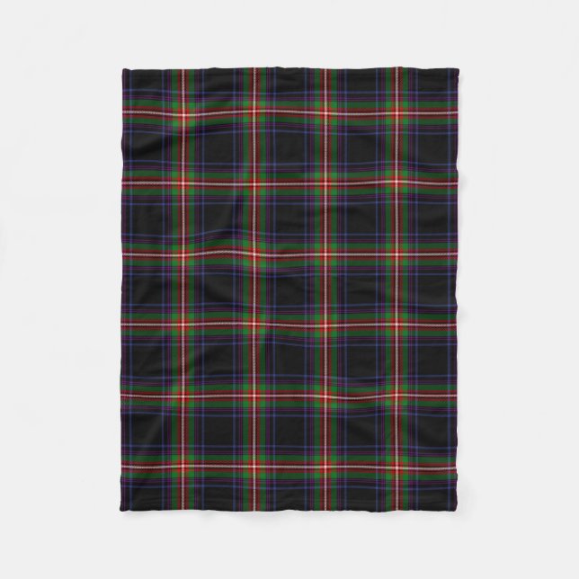 Cobertor De Velo Xadrez escocesa Clan Watt Tartan (Frente)