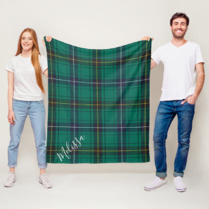 Cobertor De Velo Xadrez Personalizada Clan Henderson Tartan Name