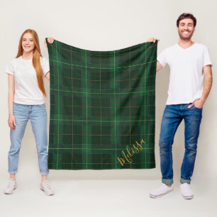Cobertor De Velo Xadrez Personalizada Clan Walsh Tartan