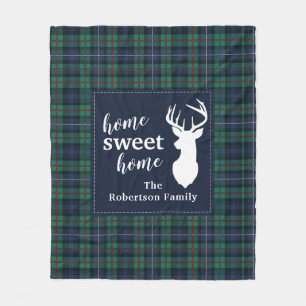 Cobertor De Velo Xadrez personalizada Tartan Clan Robertson