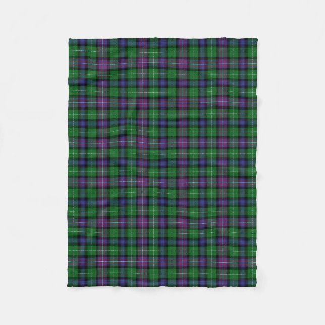 Cobertor De Velo Xadrez Rankine Scottish Clan Rankine Tartan (Frente)