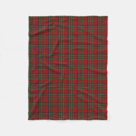Cobertor De Velo Xadrez Real Stewart Fleece Blanket