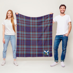 Cobertor De Velo Xadrez Scotts RCAF Tartan