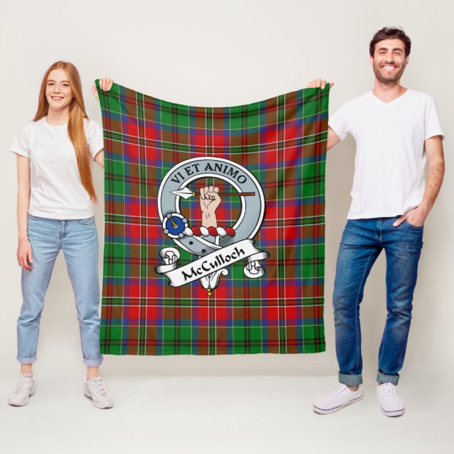 Cobertor De Velo Xadrez Tartan Crachá do McCulloch (In Situ)