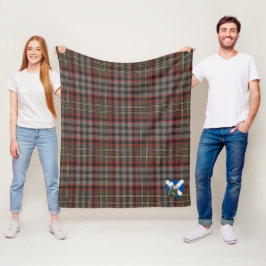 Cobertor De Velo Xadrez Tartan Envelhecido para Caça Scotts Nicolso