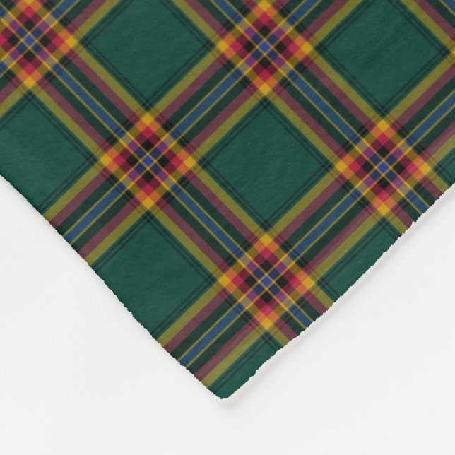 Cobertor De Velo Xadrez Verde Escura Moran Tartan (Quina)