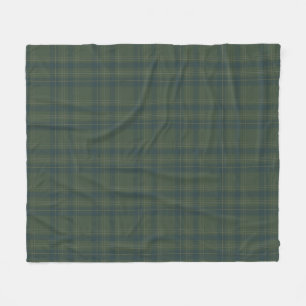 Cobertor De Velo Xadrez Verde Frente Livre Rustic Tartan