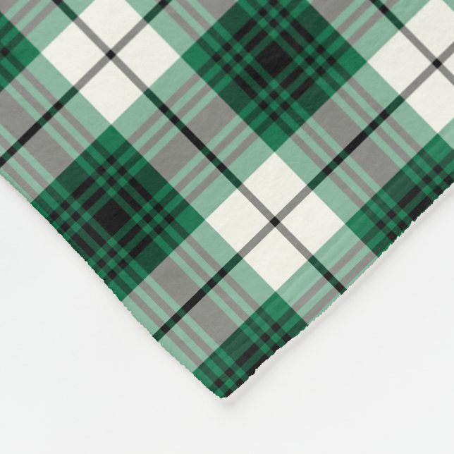 Cobertor De Velo Xadrez verde Lamont Clan Dress Tartan (Quina)