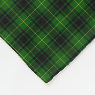 Cobertor De Velo Xadrez verde MacArthur tartan