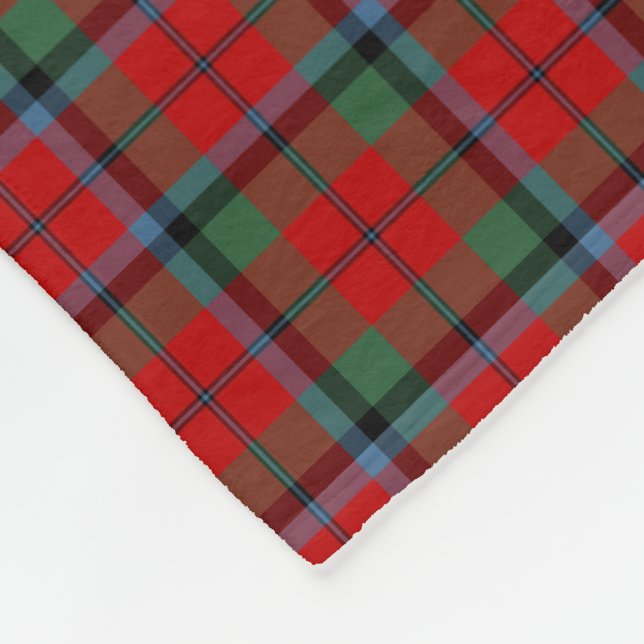 Cobertor De Velo Xadrez Vermelha Naughton MacNaughton Tartan (Quina)
