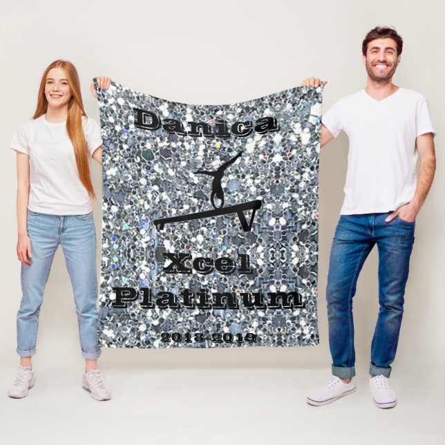 Cobertor De Velo Xcel Platinum Gymnastics Folheto Personalizado (In Situ)
