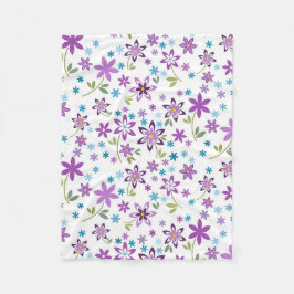 Cobertor De Velo Xmas Gift Bonito Ditsy Floral