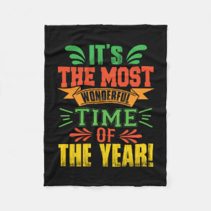 Cobertor De Velo Xmas Gift It Is The Most Wonderful Time