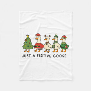 Cobertor De Velo Xmas Piadas Silvestre Ganso Pijama De Natal Apenas