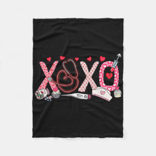 Cobertor De Velo Xoxo Xo Xo Enfermeira Dia dos Namorados Homens Mul
