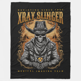 Cobertor De Velo XRay Slinger Skeleton Cowboy