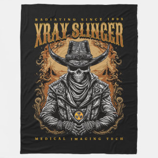 Cobertor De Velo XRay Slinger Skeleton Cowboy