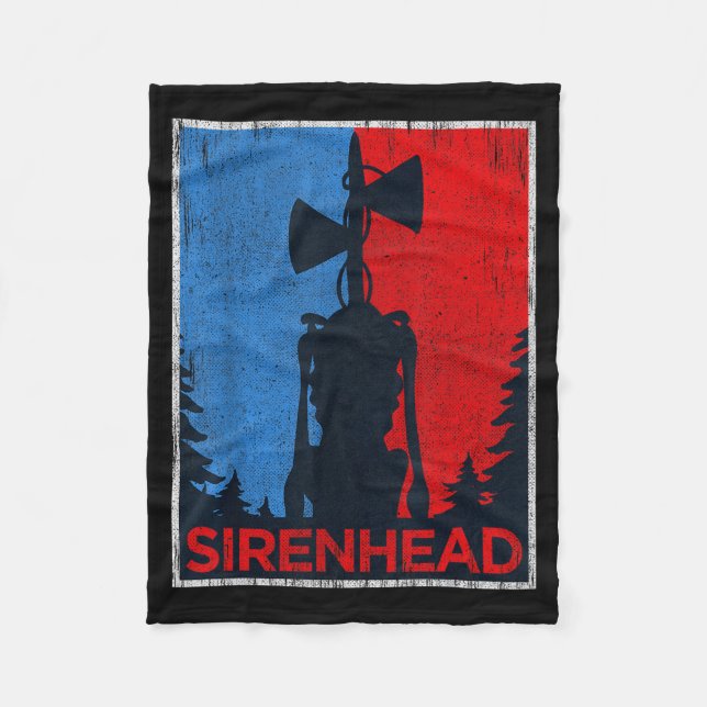 Cobertor De Velo Y Siren Head Meme Gamer Kids Boys Girls Xmas  (Frente)