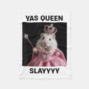 Cobertor De Velo Yas Queen Slay Rat Meme Women Girls Slay Queen _1