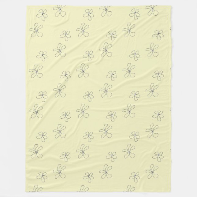 Cobertor De Velo yellow flower blanket (Frente)