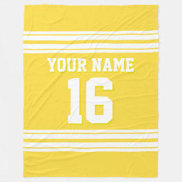 Cobertor De Velo Yellow Sports Jersey