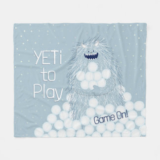 Cobertor De Velo Yeti para Jogar | Game On | Gamer | Dia de Jogo
