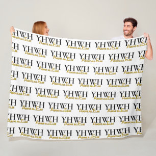 Cobertor De Velo YHWH YAHWEH Personalizado Acima de Tudo Cristão