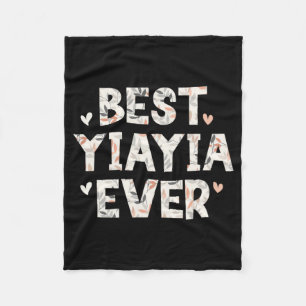 Cobertor De Velo Yiayia Ever Floral Family Love Hearts Yia-yia