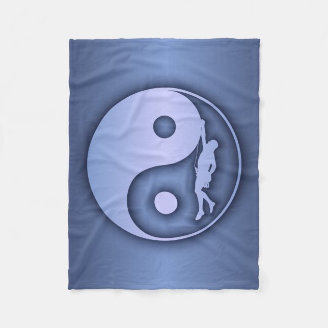 Cobertor De Velo Yin & Yang Climber (azul) (Frente)